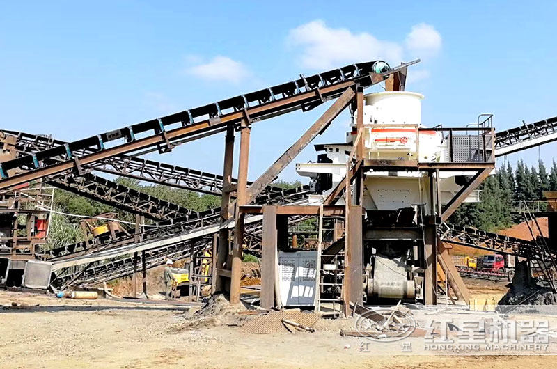 制砂機(jī)成品粒型好，成品多用于建筑工程，道路基建